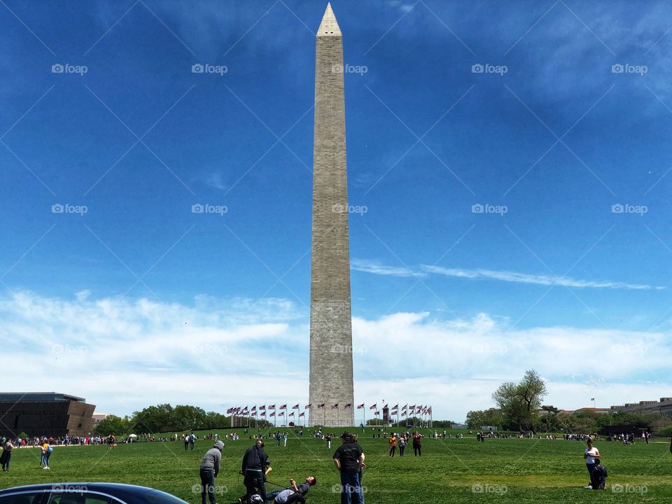 Blue Skies over the Washington Monument