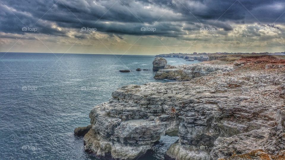 Rocky shoreline