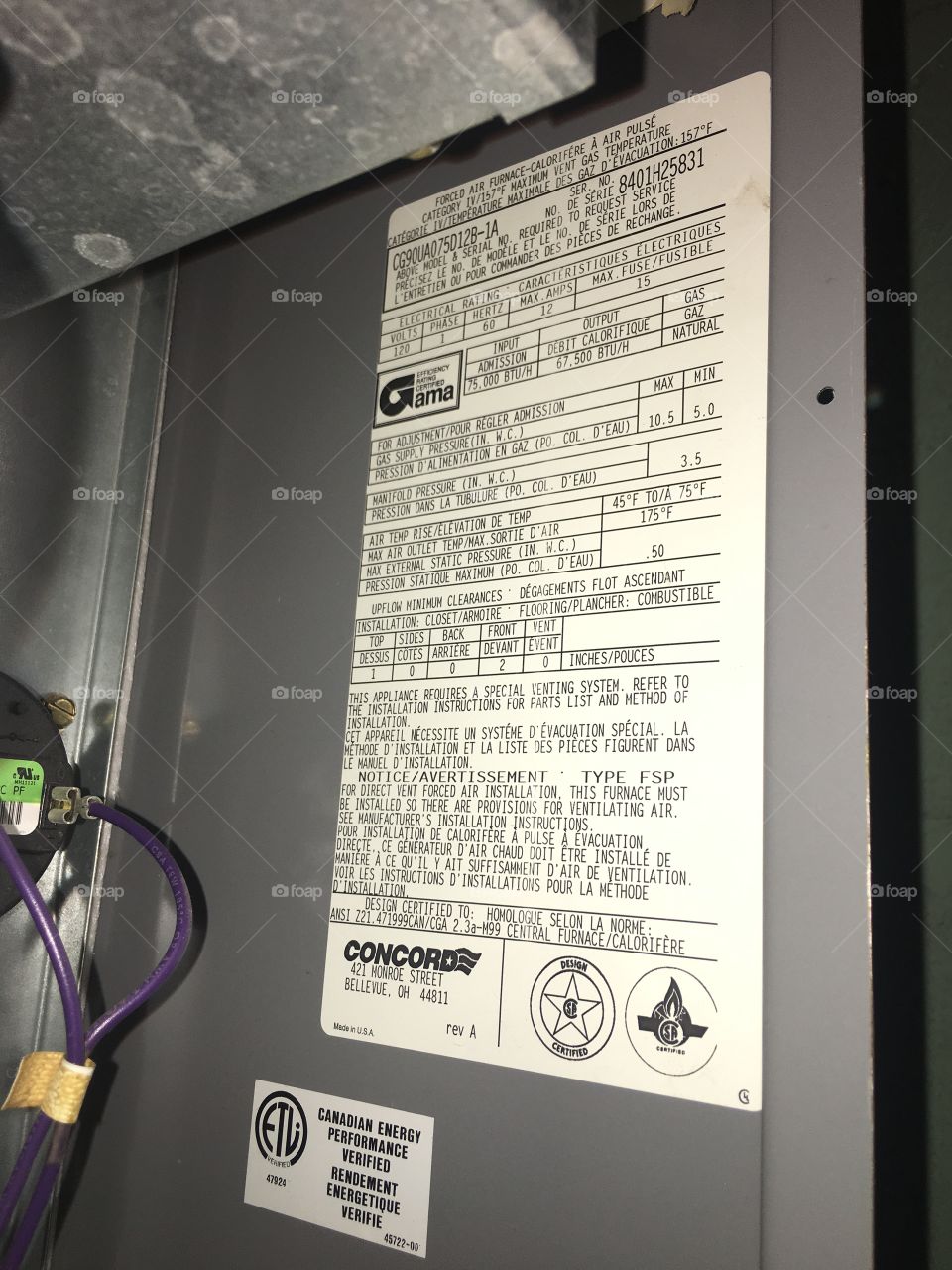 Heater control panel specks 