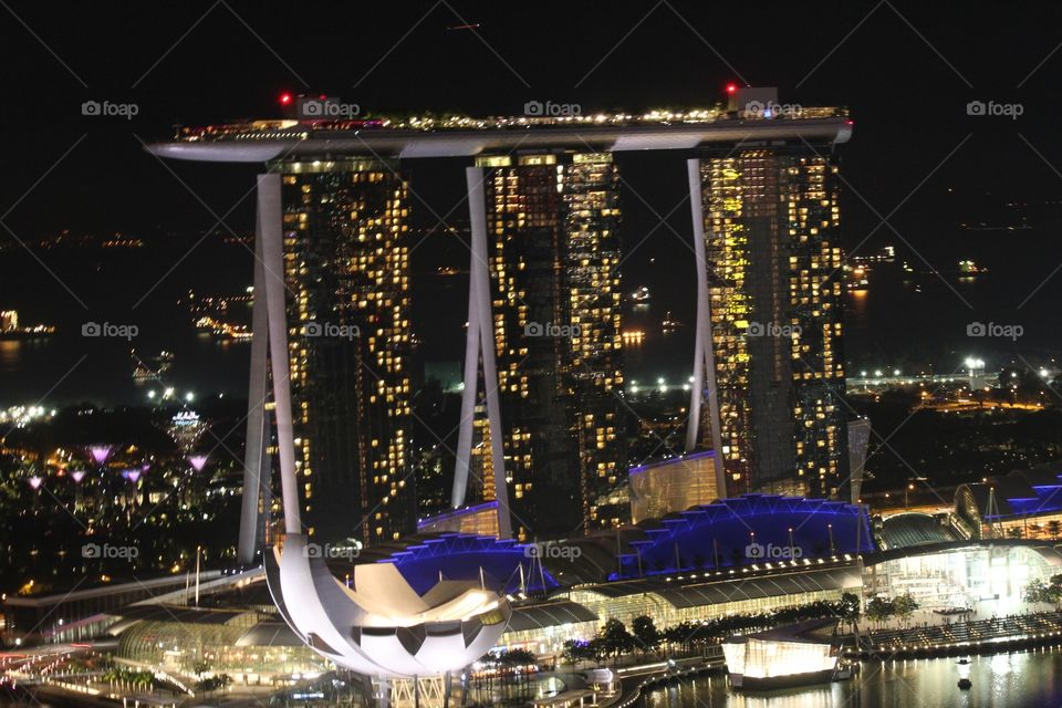 Marina Bay Sands Hotel. Singapore