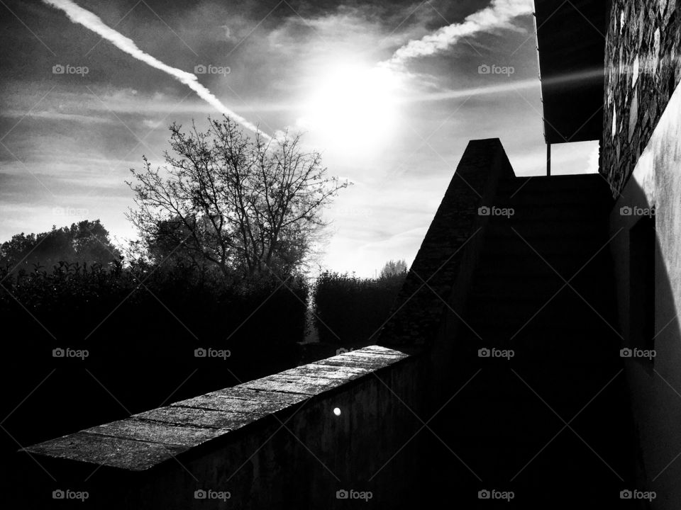 Monochrome, Light, Black And White, Street, Sky