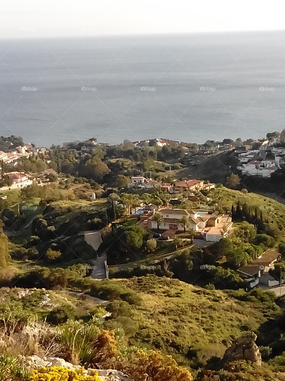 view to the sea at Benalmadena