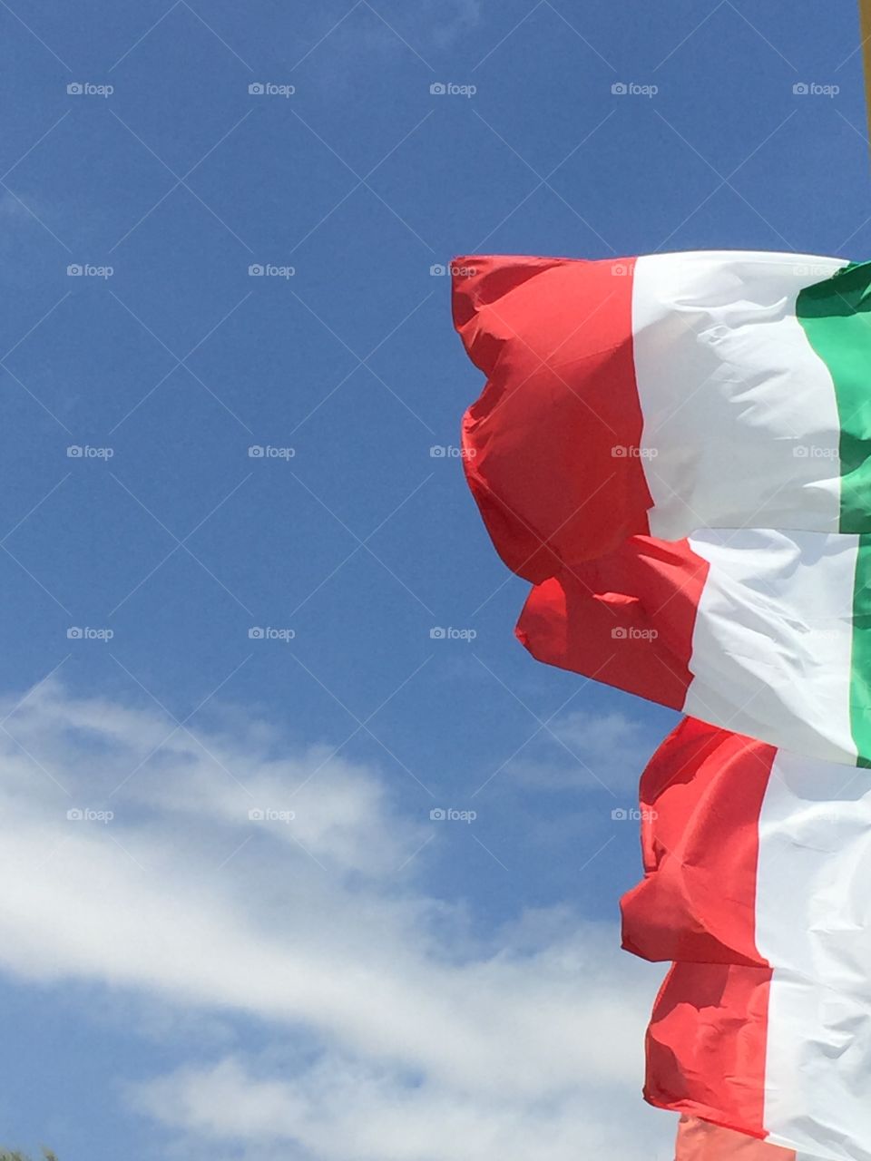 Italy flag - Abruzzo