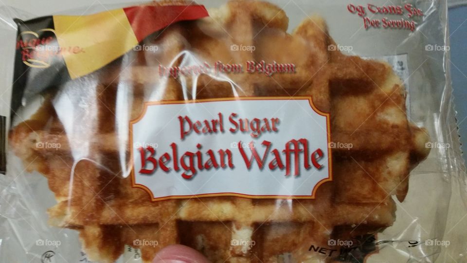 pearl sugar Belgian waffle