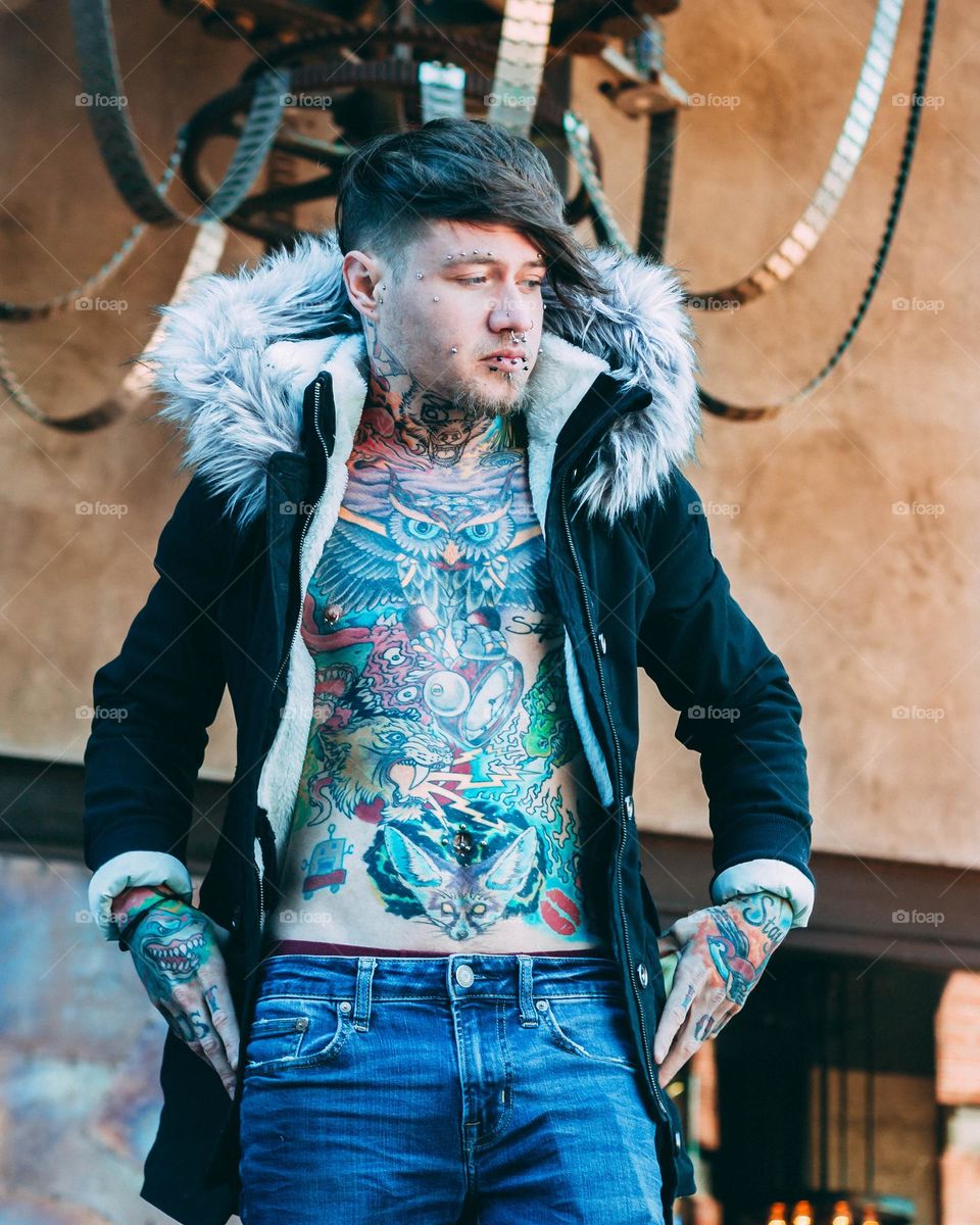 Style and tattoos is what he’s known for. 
