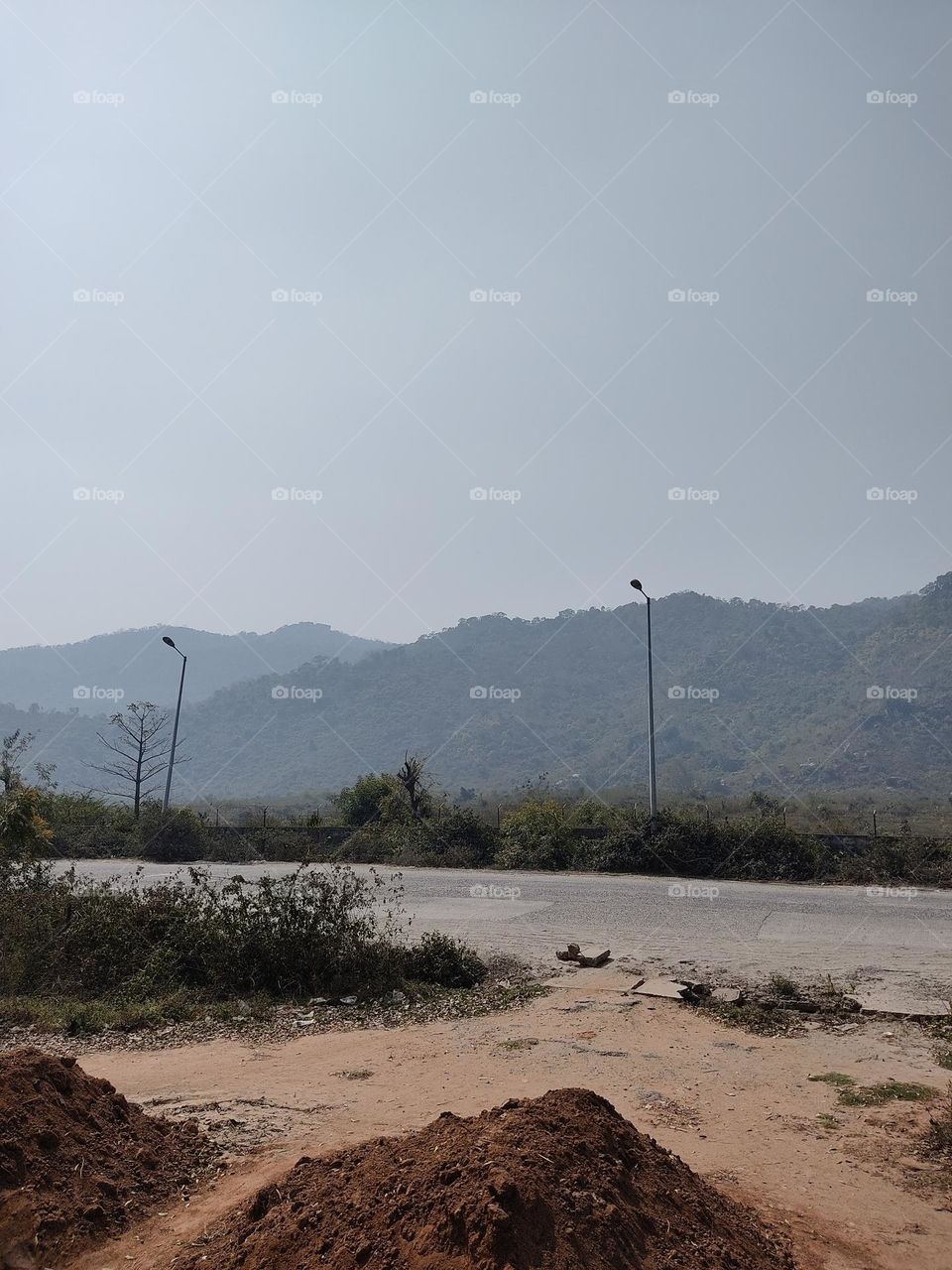 beautiful picture of distant mountains.