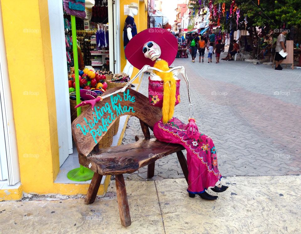 On the street in Isla Mujeres