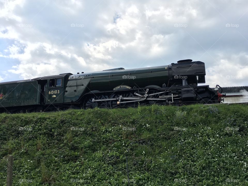 Flying Scotsman 60103 at the bluebell railway 19/04/2017