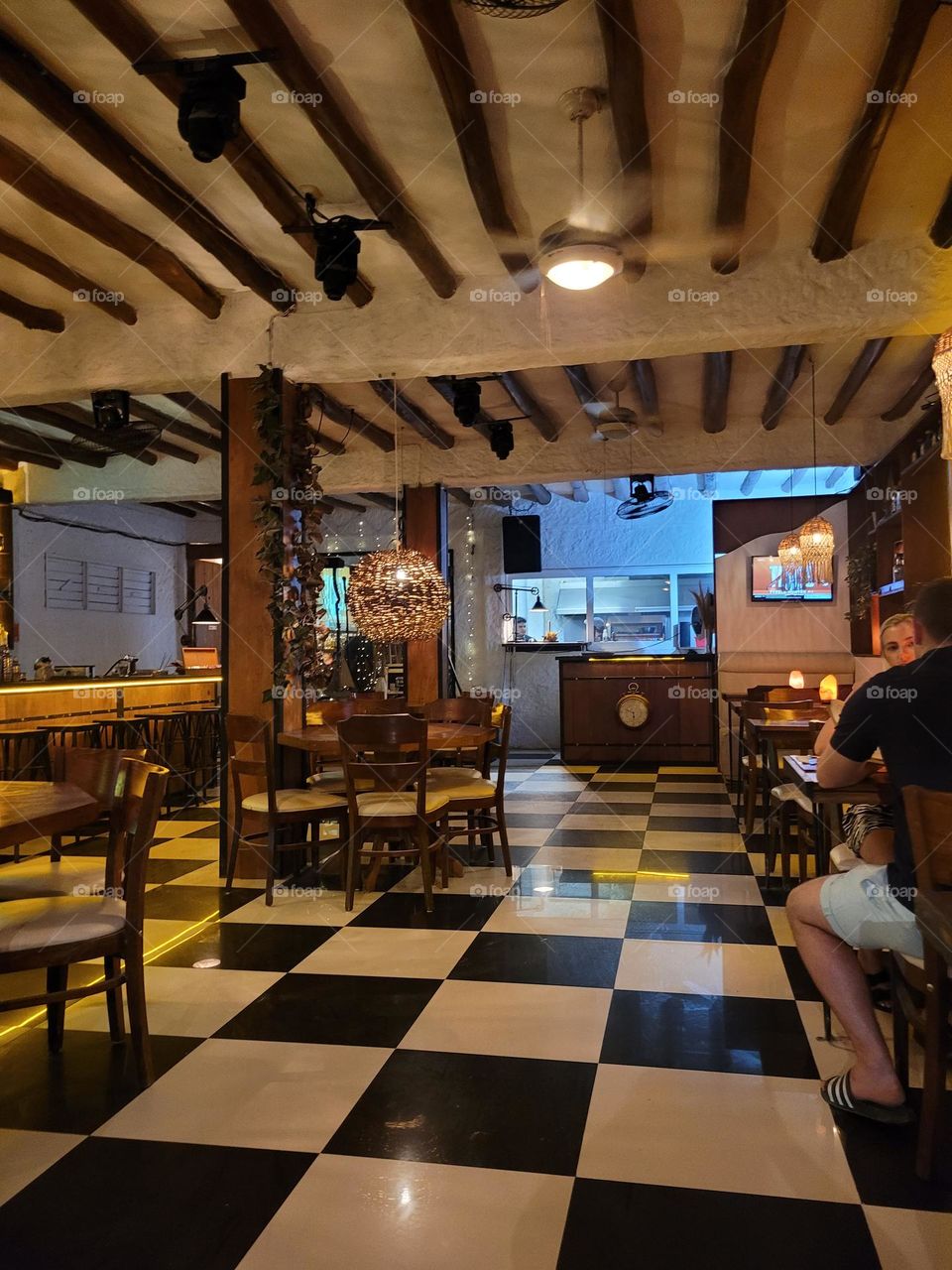 interior de café