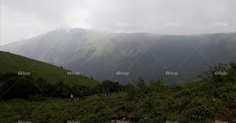 Beautiful hill scenery