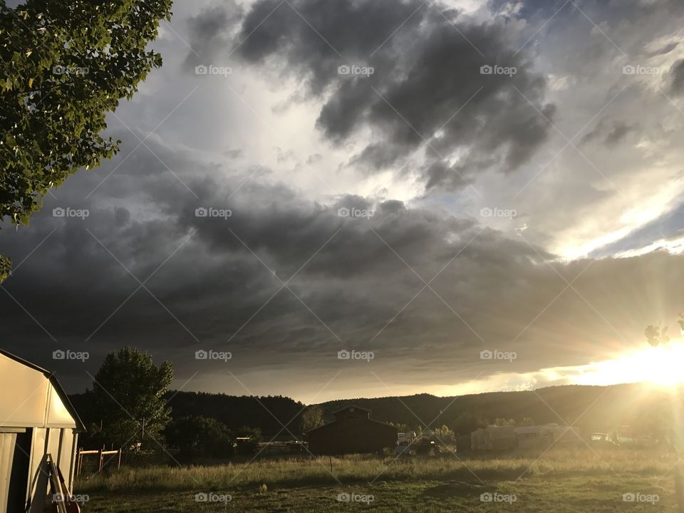 Sky over Southern Utah. 