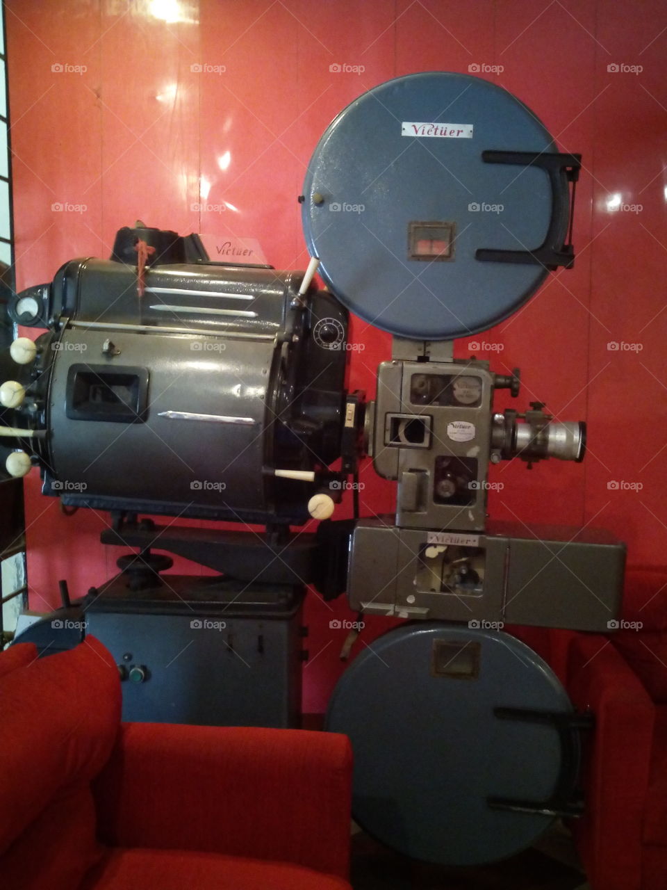 old movie projection