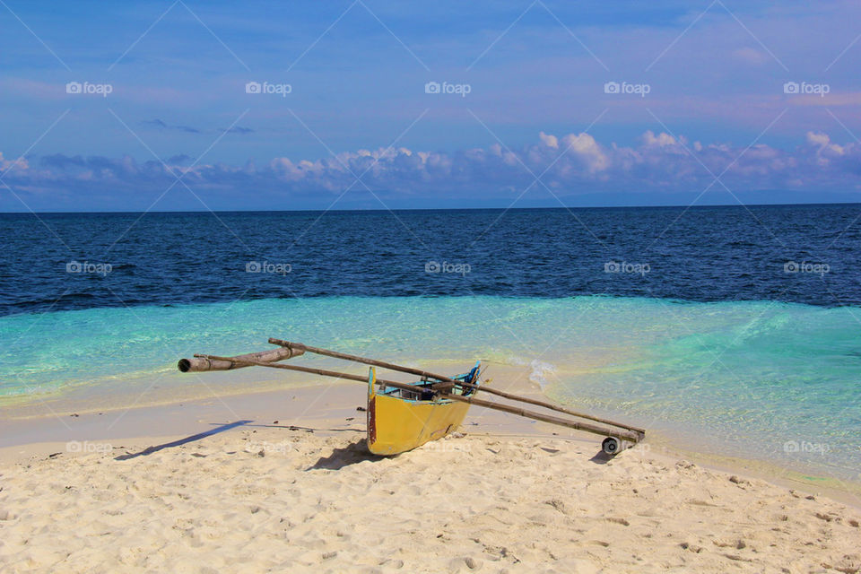 beach ocean sky green by itsAus
