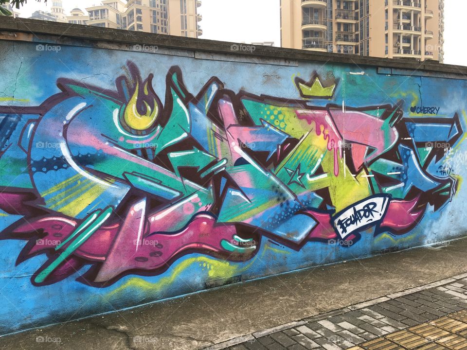 Graffiti Street Art - Shenzhen China