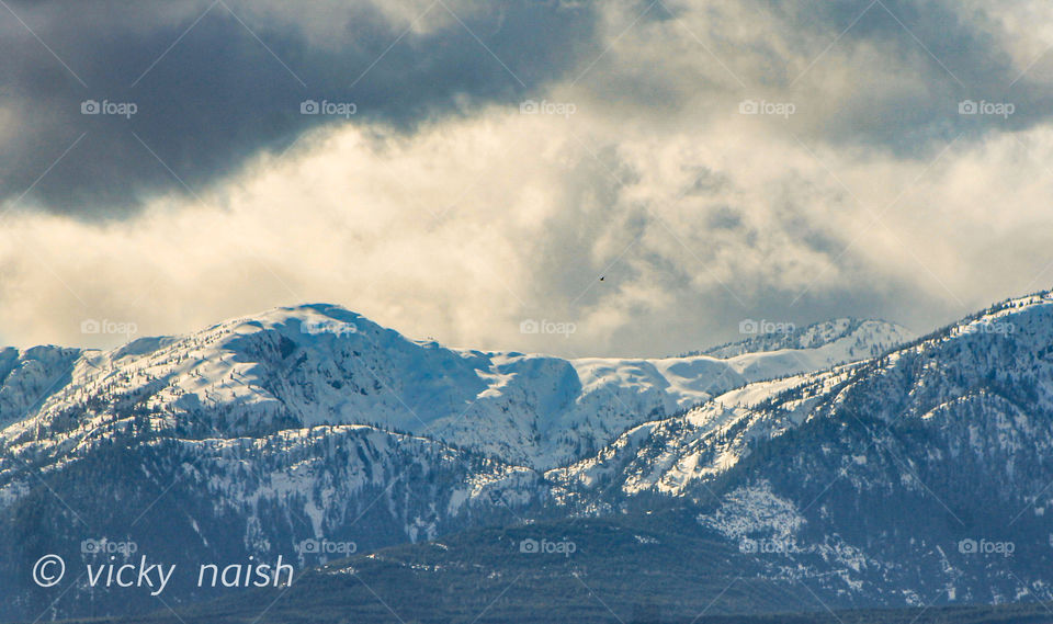 Mountains, sky...spectacularly stunning...every single day! 💙