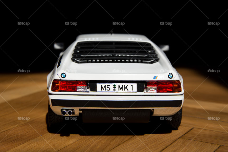 BMW M1 die cast scale model car 1:18. from the personal collection
