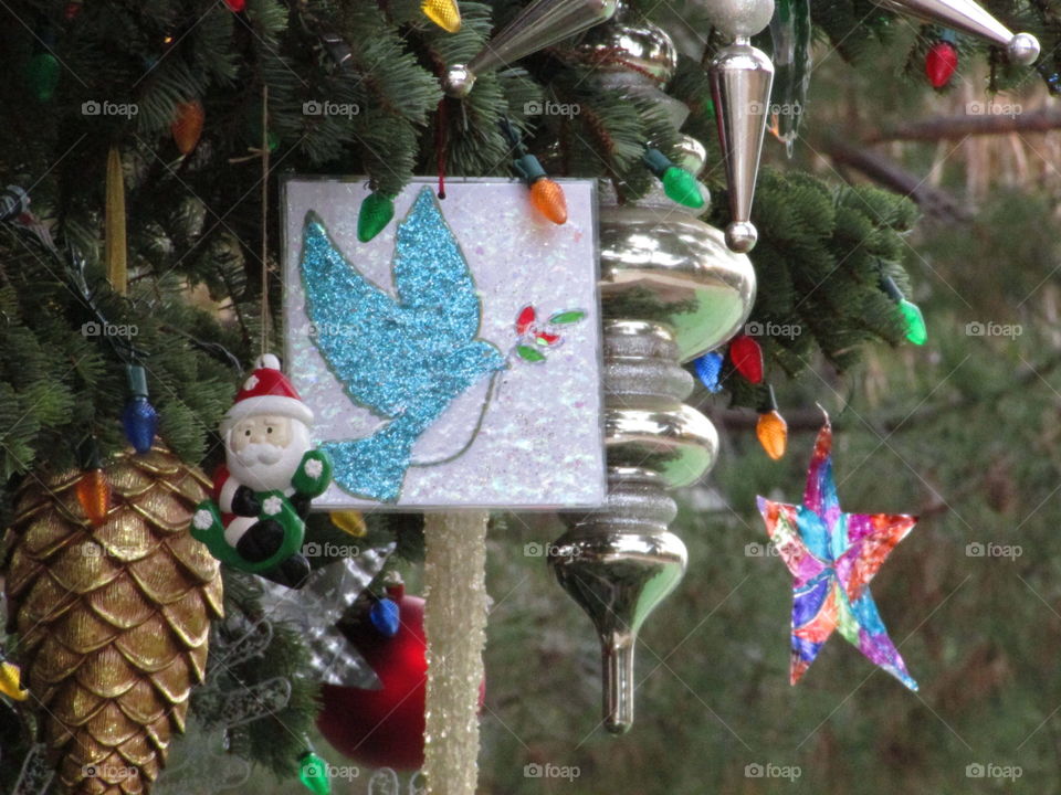 handmade Christmas tree ornaments