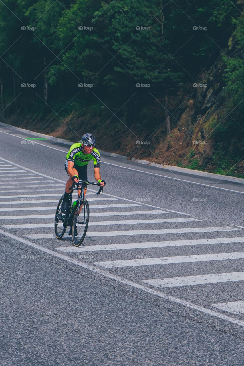 Cycle Riding On Highway