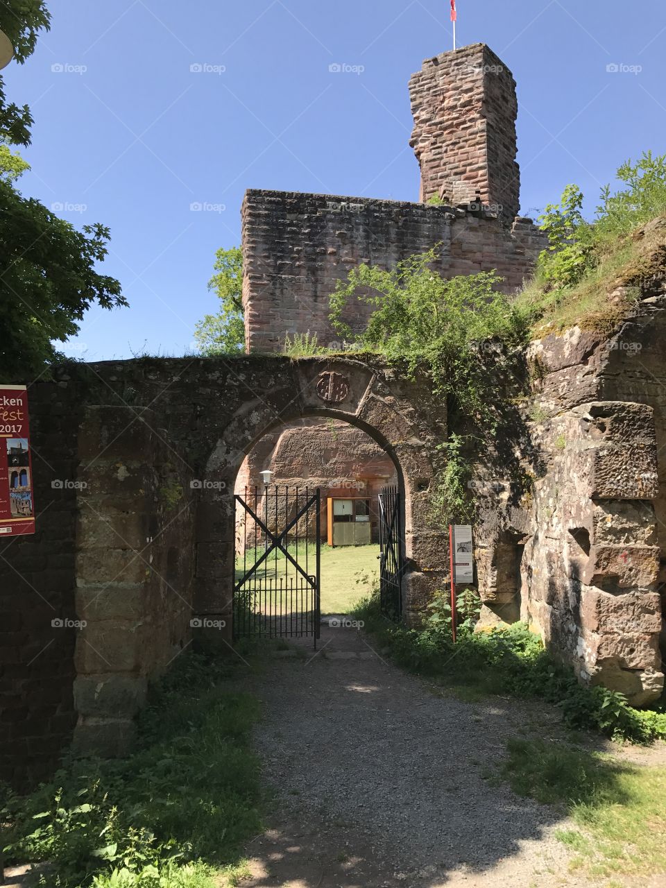 Castle ruins in Germany 