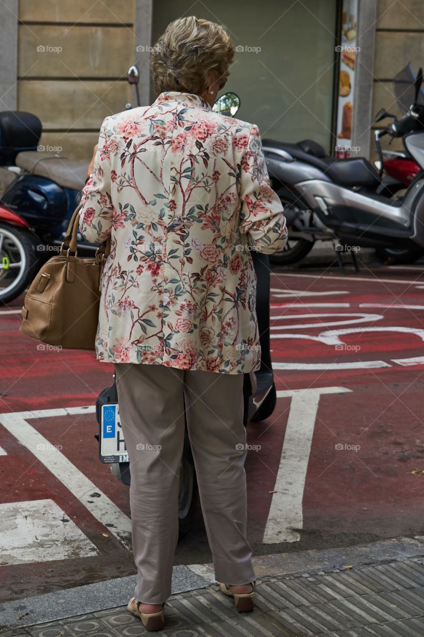 Fashion Elderly Woman