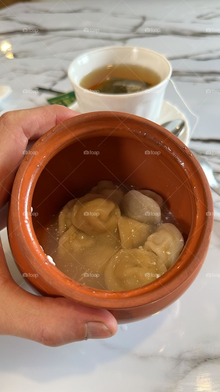 Пельмени в горшочке 🥟