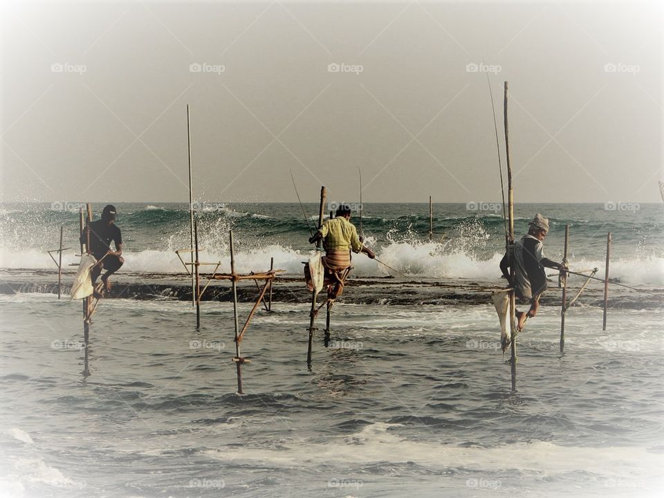 Fisherman, Sri Lanka..