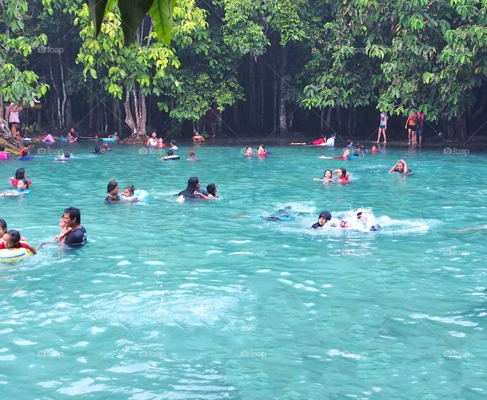 Emerald pool at Krabi,Thailand