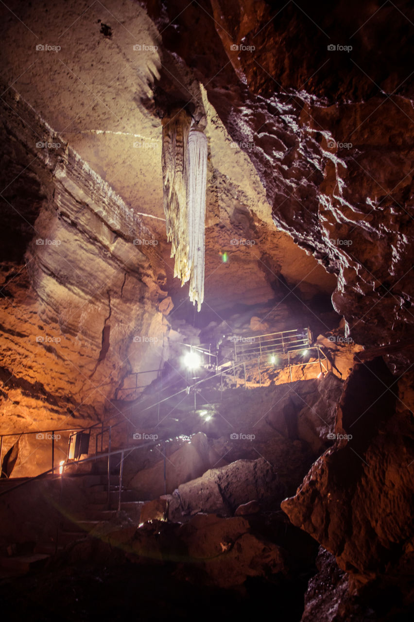 Cave, No Person, Subway System, Light, Tunnel