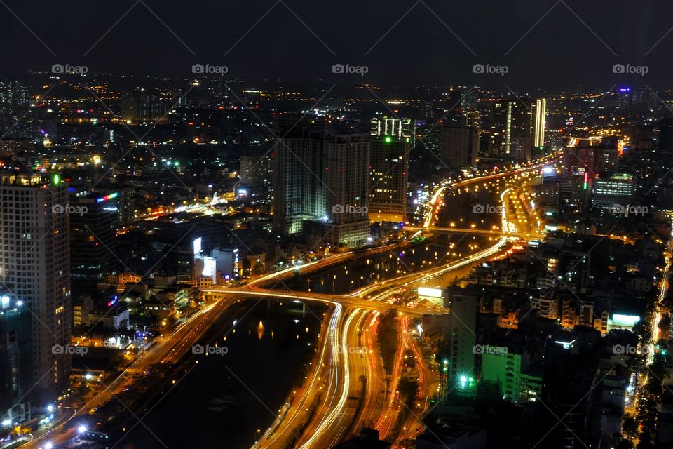 Ho chi min City at night