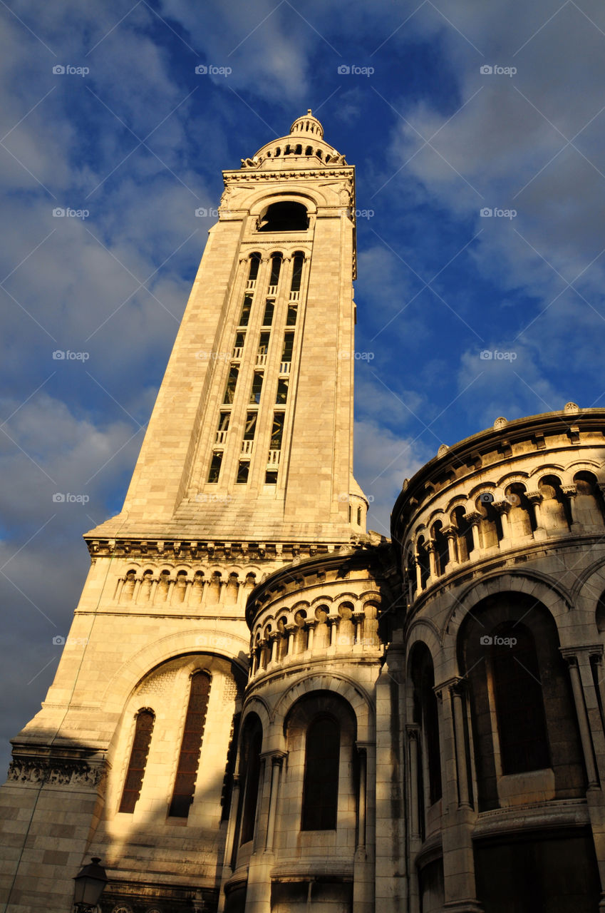 Cathedral in sunshine . Paris 