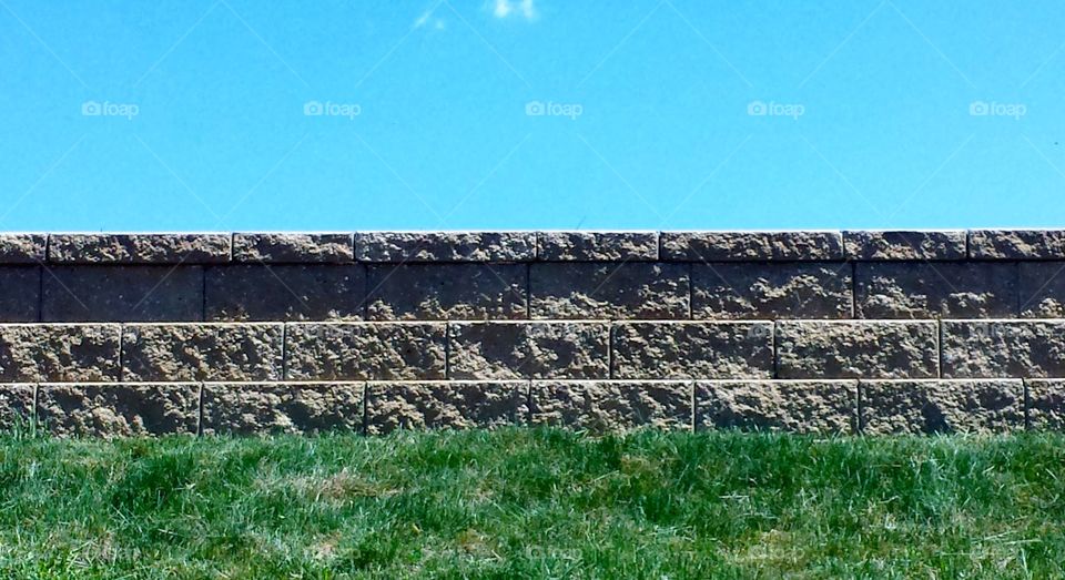 Nature. Sky Fence Grass