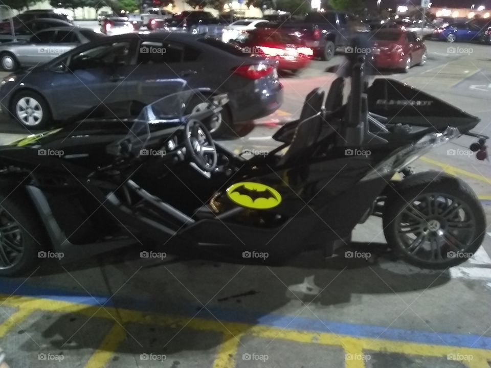 this is a Batmobile a picture of a Batmobile