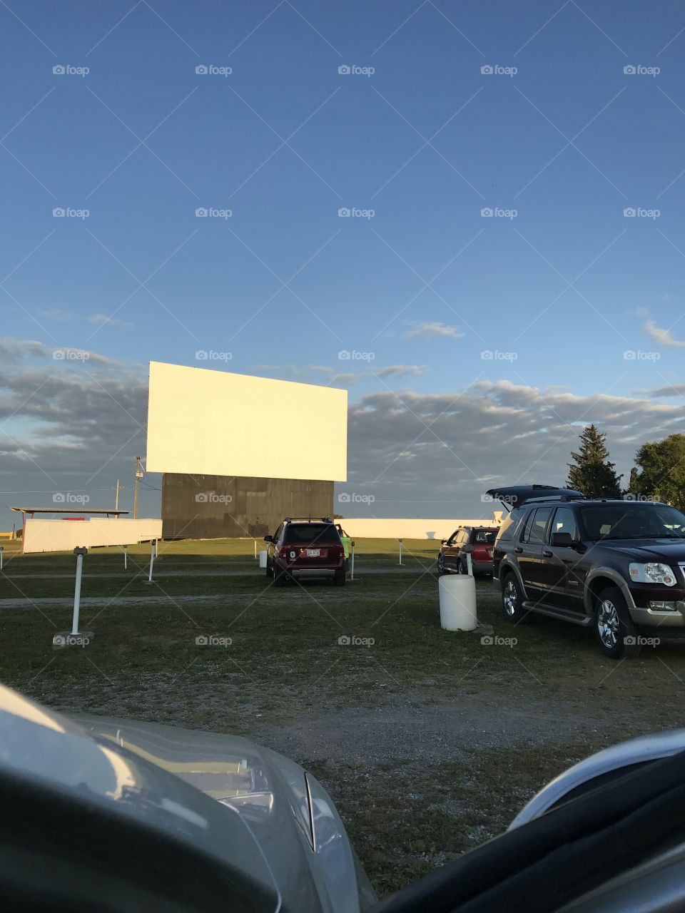 Drive in movie theater in rural Ohio 