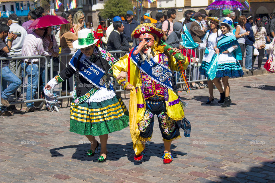 Parade in Cusco, Peru 