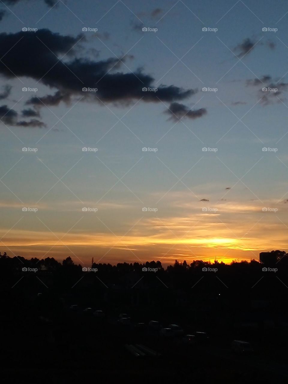 A typical Kenyan sunset😊