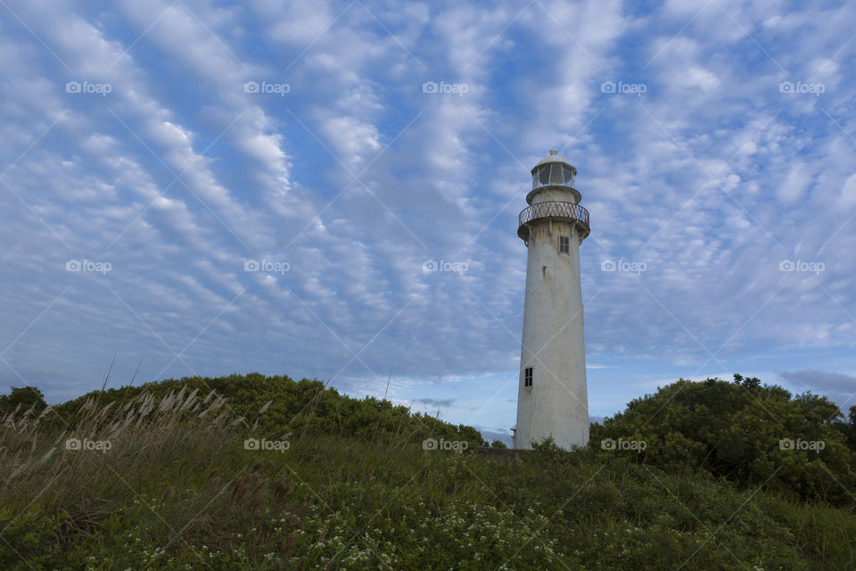 Shell Lighthouse in Ilha do Mel Paraná Brazil.