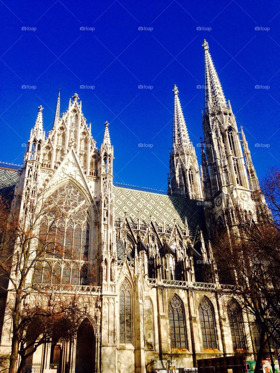 gothic style church in vienna