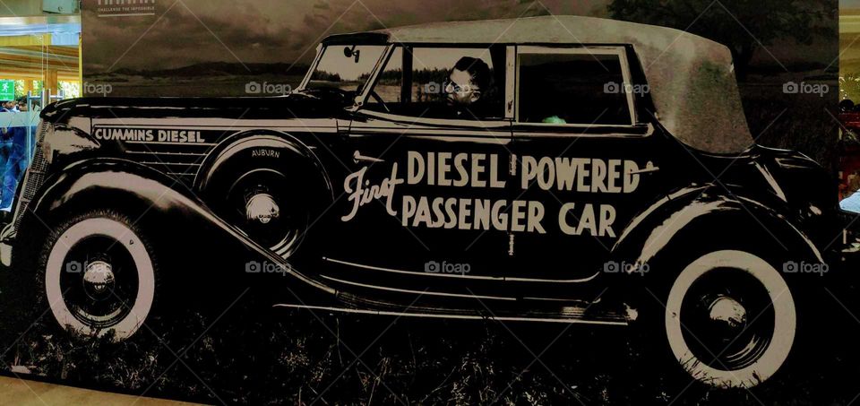 Diesel power car