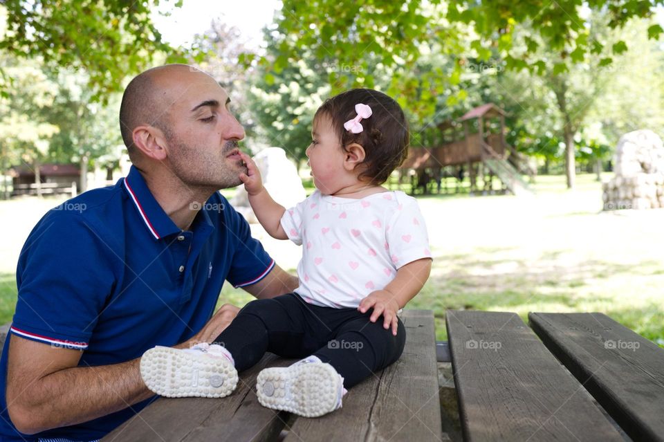 playing with dad