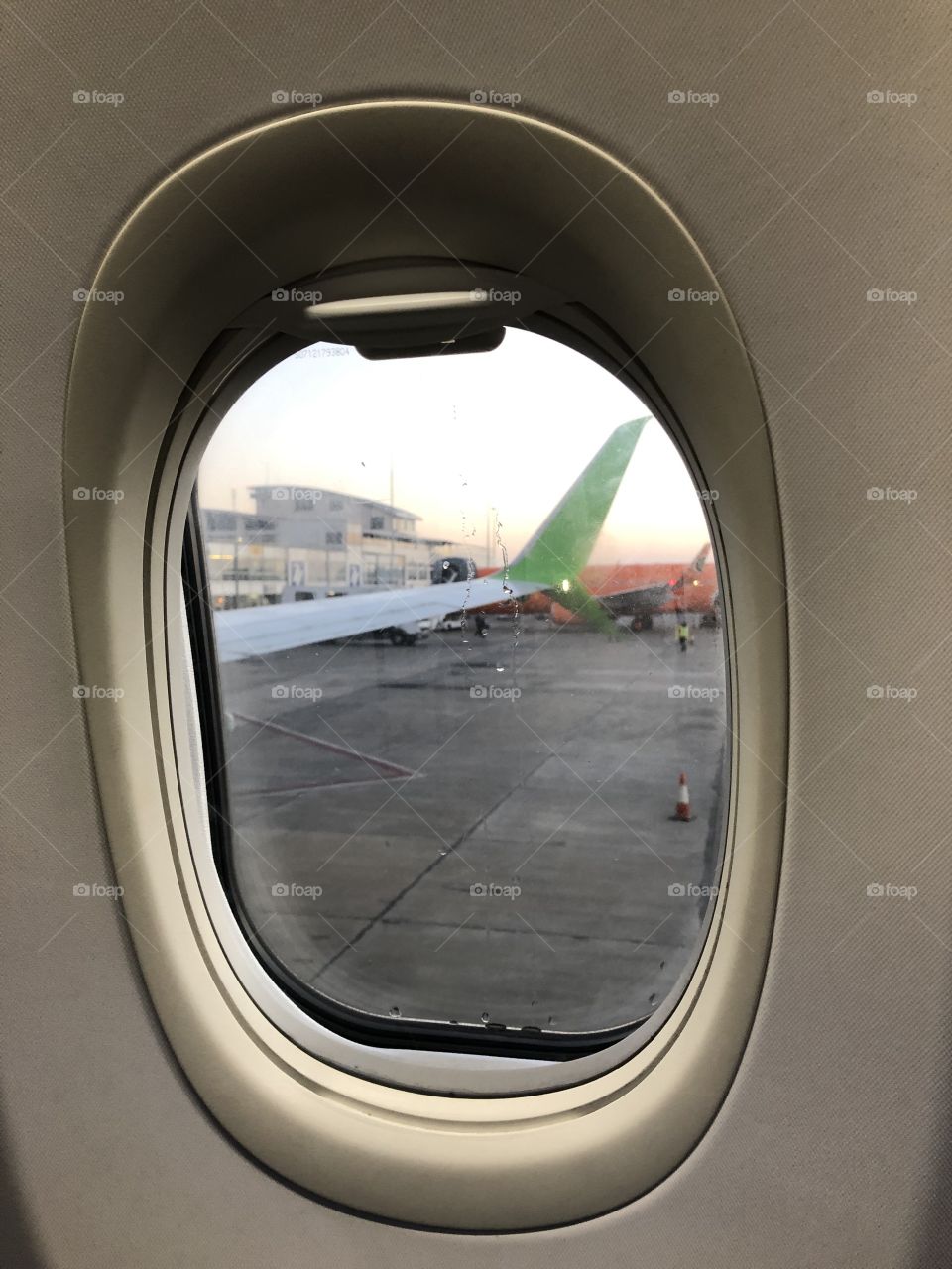 Kulula plane window