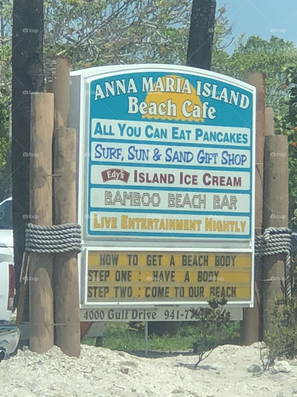 How to Have A Beach Body according to Anna Maria Island Beach Cafe. 