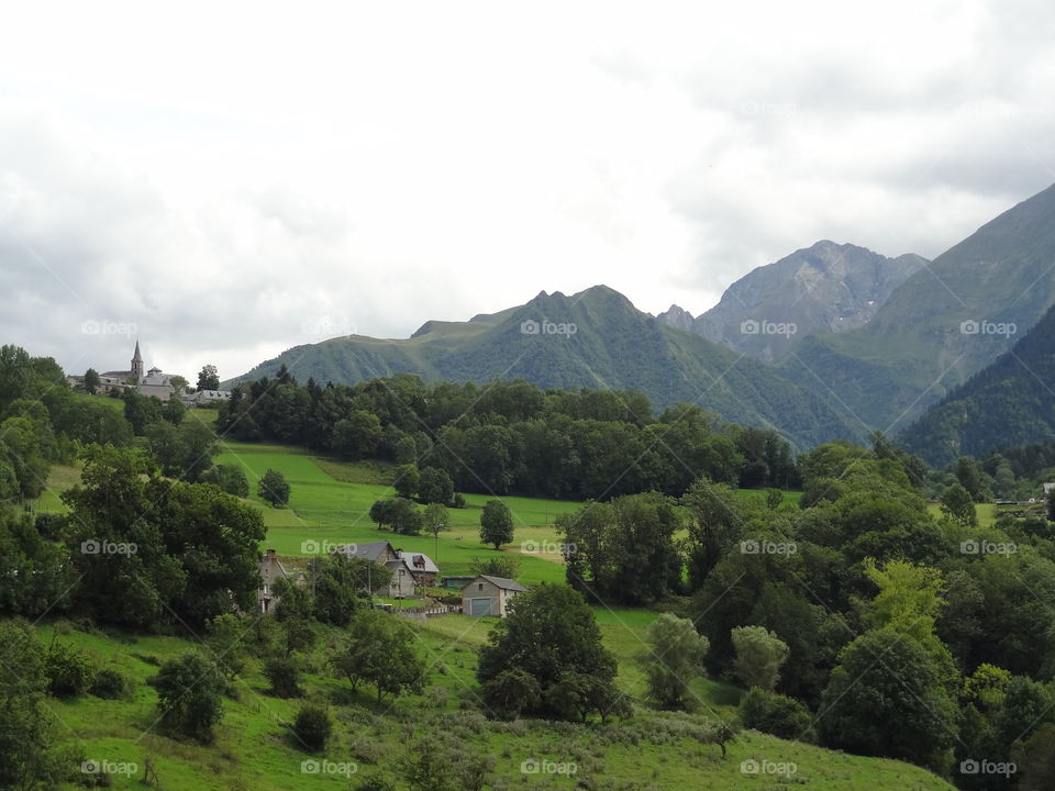 On top of the mountain