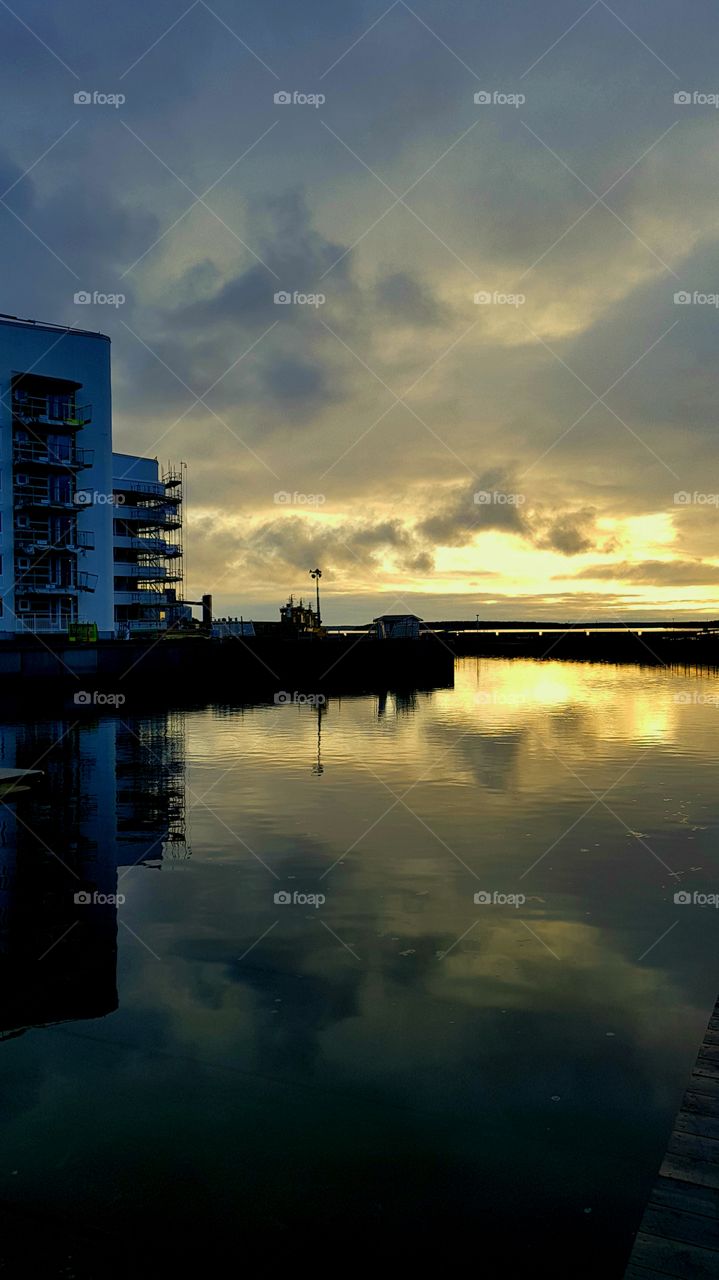 reflection in the water
