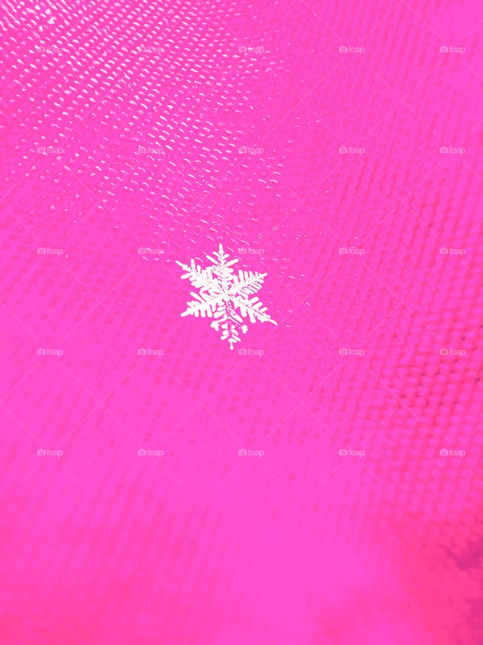 snowflake on pink background