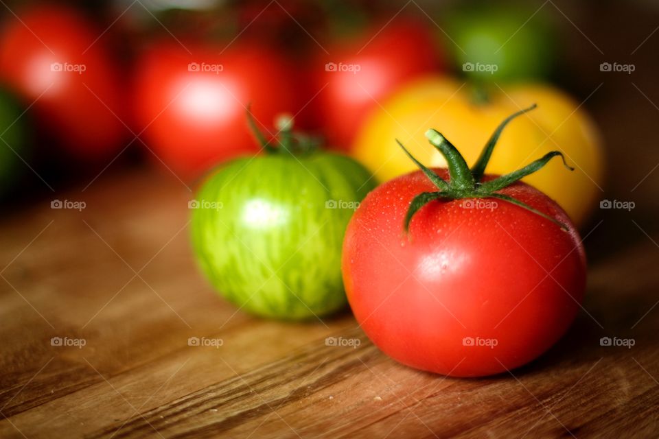 red Green tomatoes