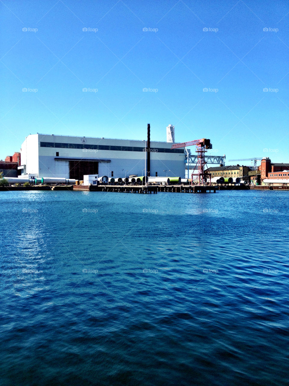 malmö industry factory harbour by thornkvist