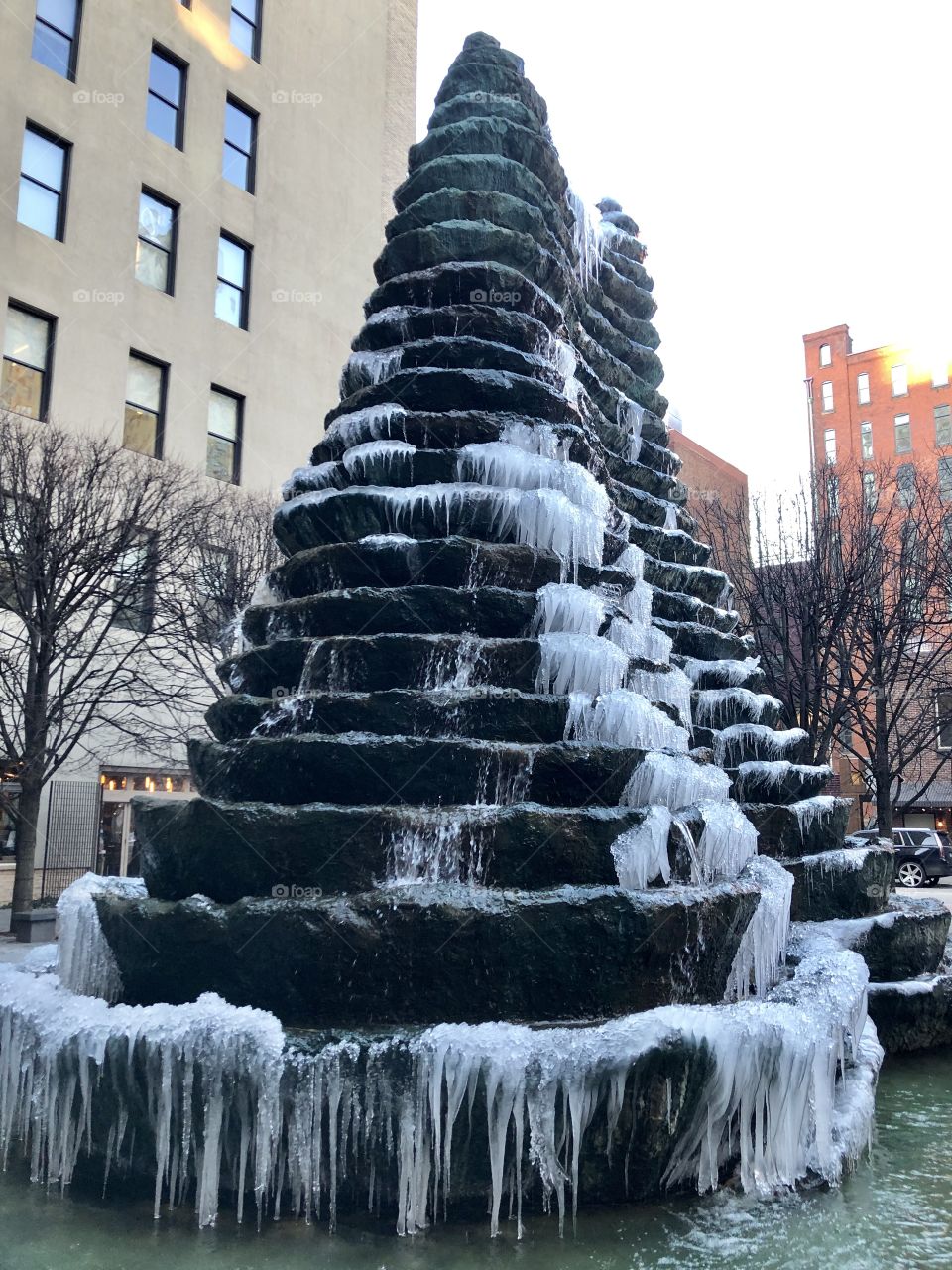 Frozen fountain