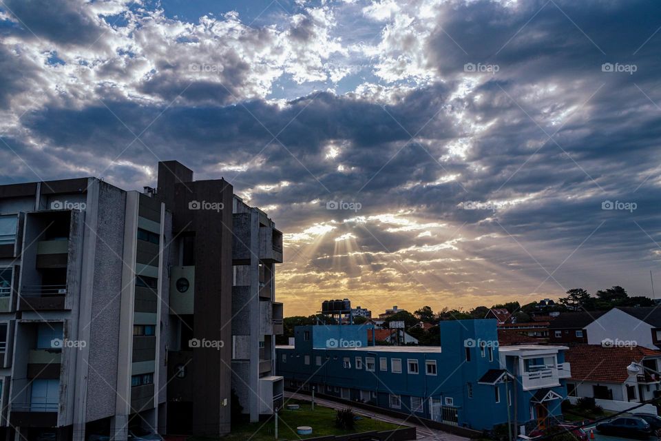 atardecer en villa gessel