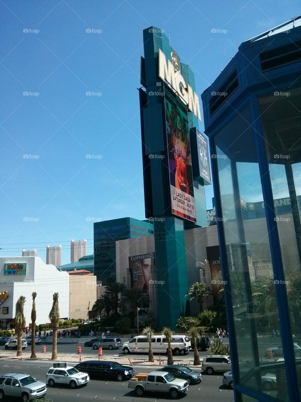 MGM Grand. MGM sign on Vegas strip