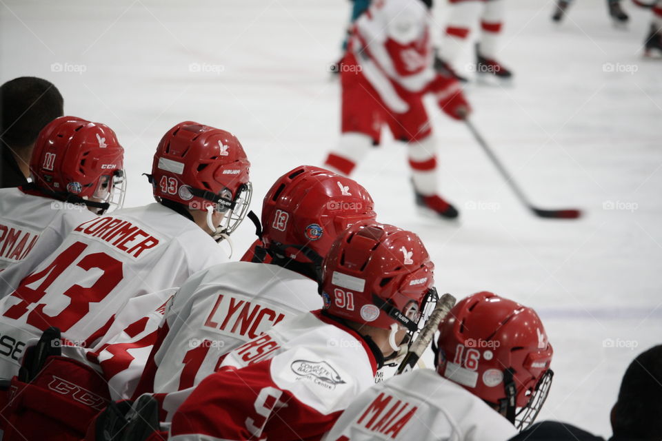 Hockey game